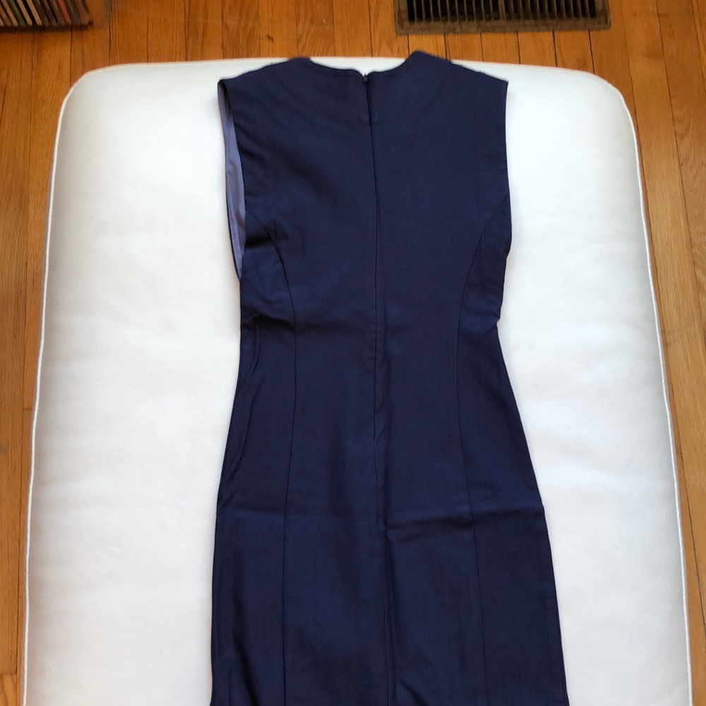 Anthropologie Paper Crown navy midi pencil dress - Picture 5 of 5